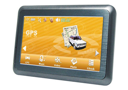 4.3 cali Najnowszy Model Slim Przenośny GPS Nawigacja samochodowa V4304